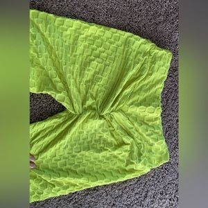 Neon Yellow TikTok Leggings